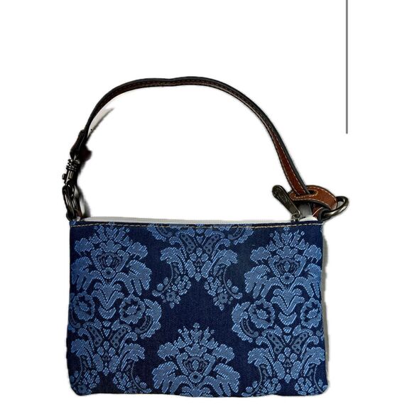 Justin boots White Hair cowhide Shoulder Bag Crossbody Thunderbird Embroidery NE - Picture 3 of 3